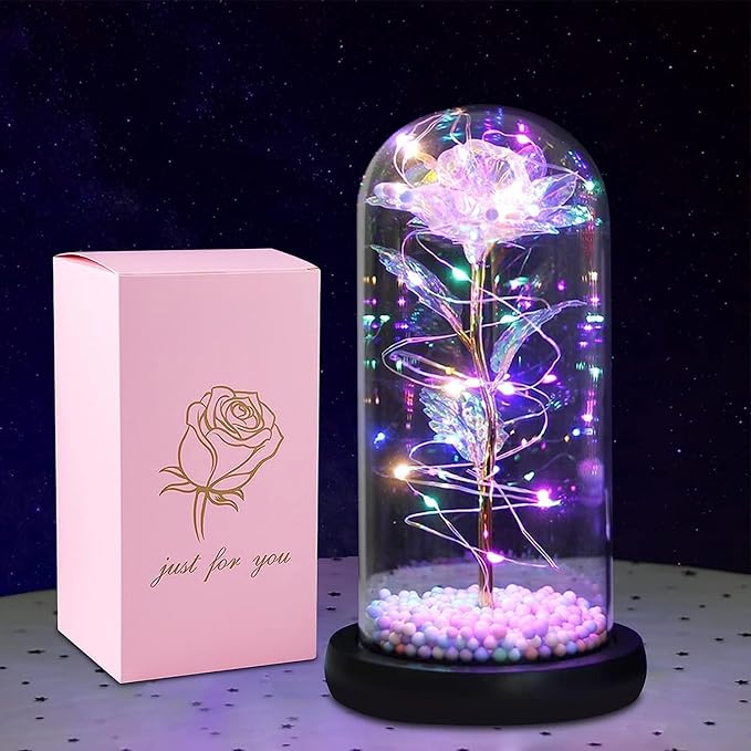 Flower with LED Light