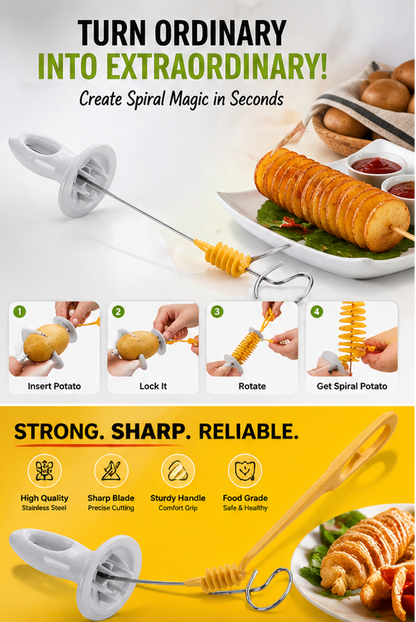 Tornado Potato Spiral Manual Cutter Slicer