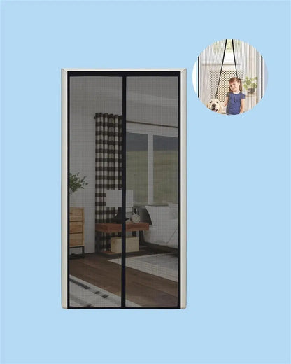Mesh Screen Net Home Magnetic Foldable Anti Mosquito Door Curtain