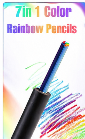 Rainbow Pencil Set