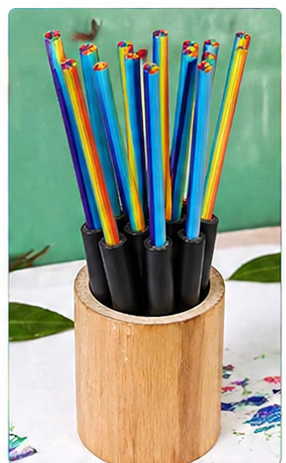 Rainbow Pencil Set