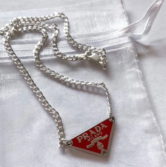 Prada Road Sign Pendant